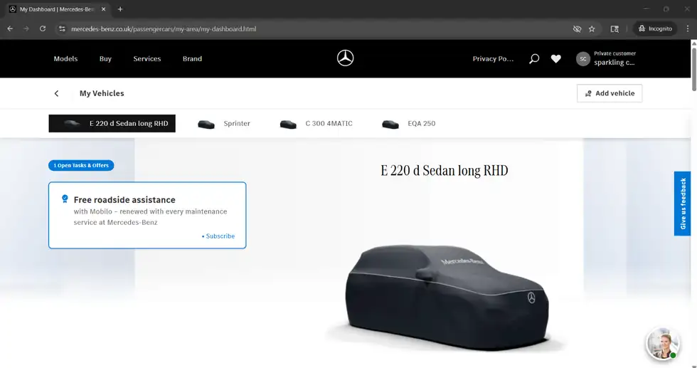 Mercedes-Benz · Стъпка 4: Изберете автомобила
